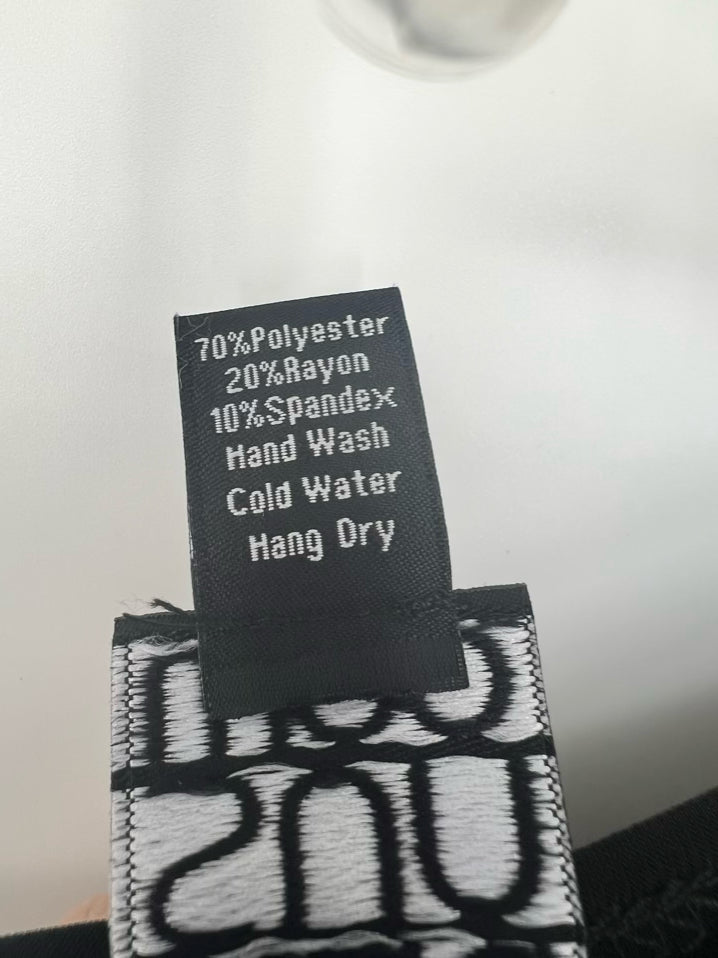 CLARA SUN WOO Size 1X Black Tunic NWT