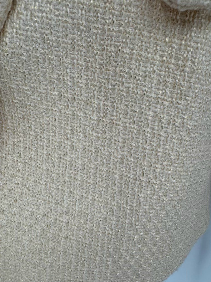 ZCRAVE Size XL Ivory Tweed Blazer
