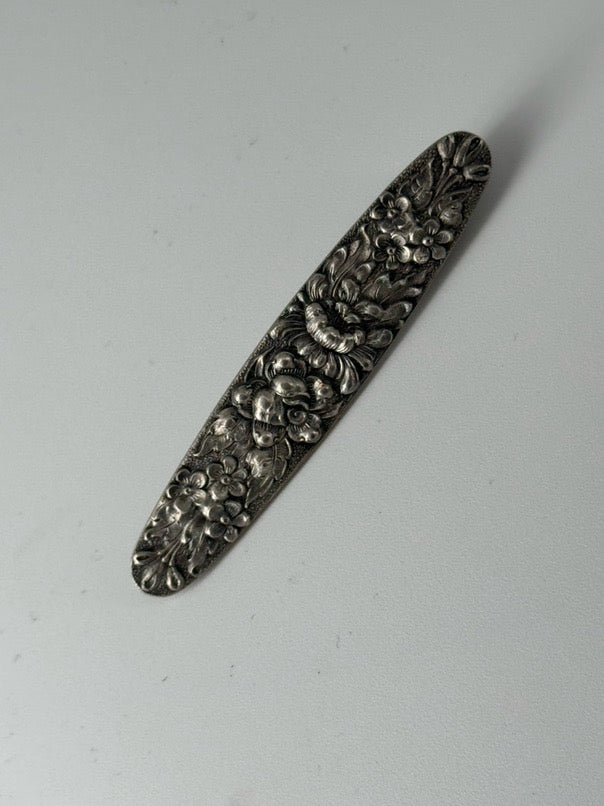 STIEFF Sterling Silver Floral Brooch