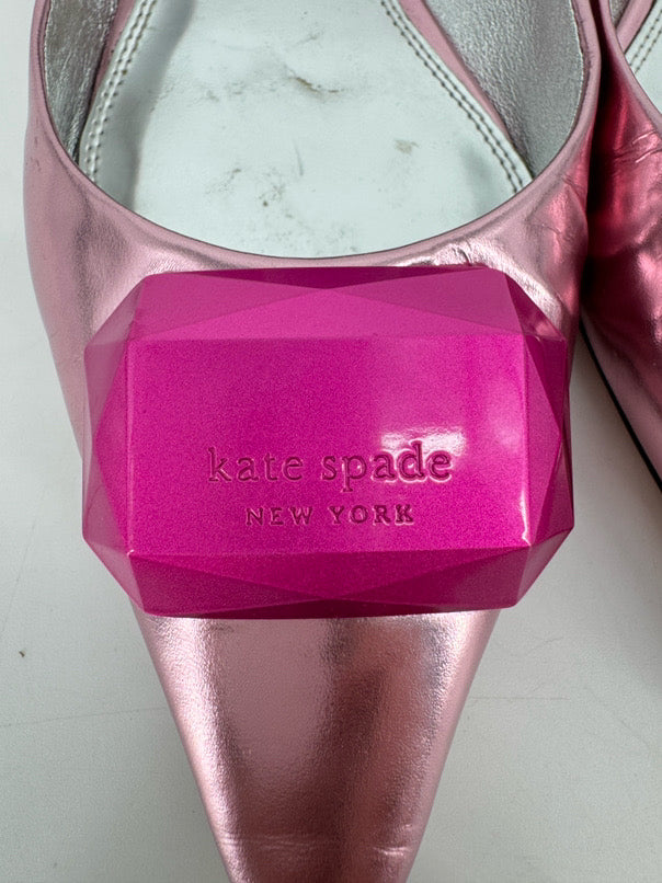 KATE SPADE Size WMNS 8.5 Pink Leather Flats