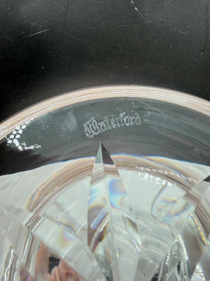 WATERFORD Lismore Clear Crystal Footed Decanter