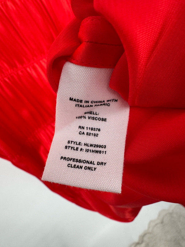 HELMUT LANG Size 8 Fire Sleeveless Dress