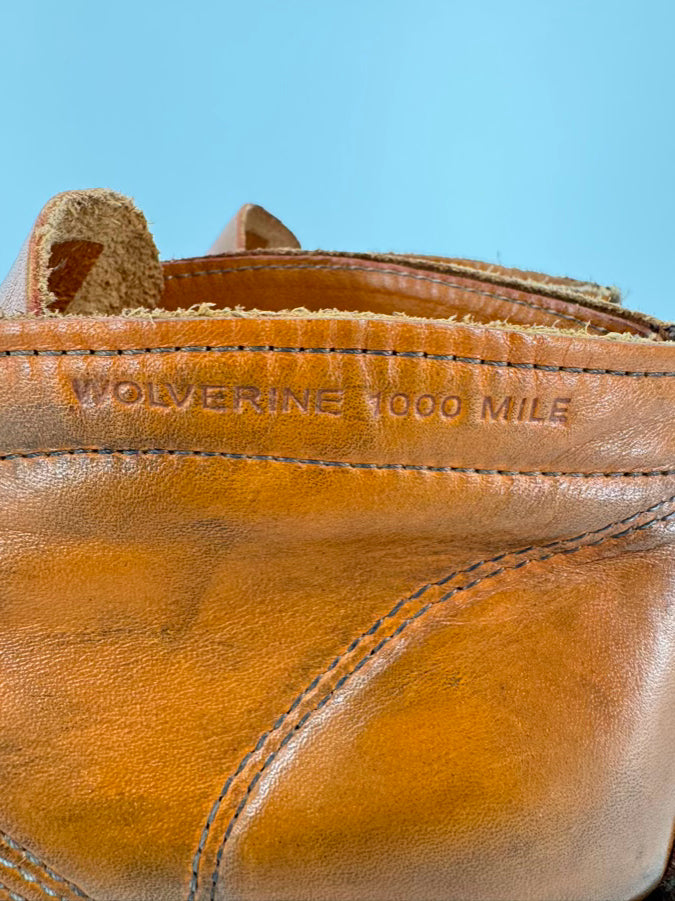 WOLVERINE Size 10 Caramel Leather Boots