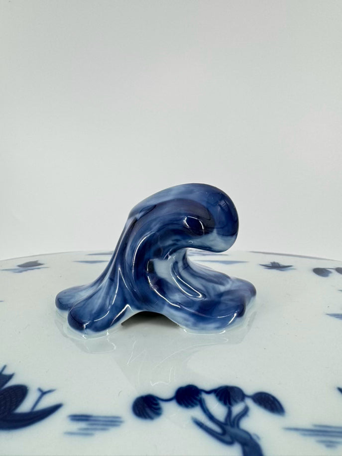 MOTTAHEDEH Blue & White Porcelain Tureen