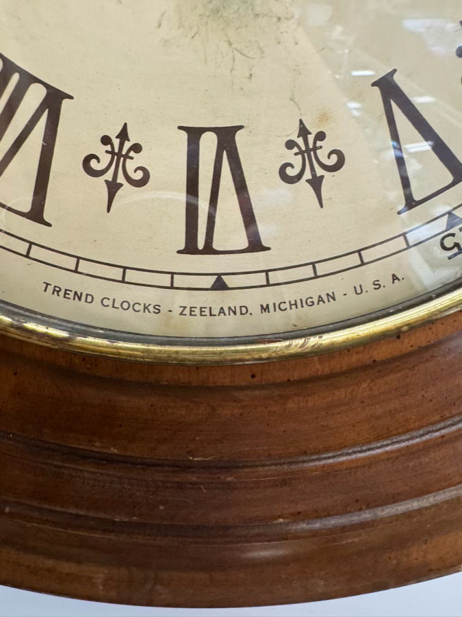 TREND Round Wood Clock