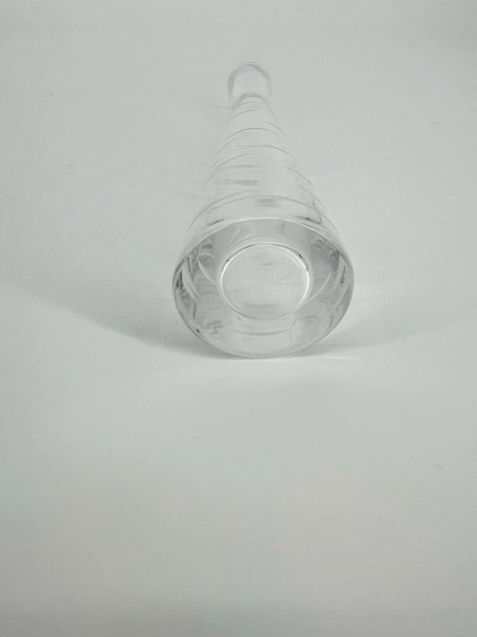 BACCARAT Crystal Slashes Vase W/ Box