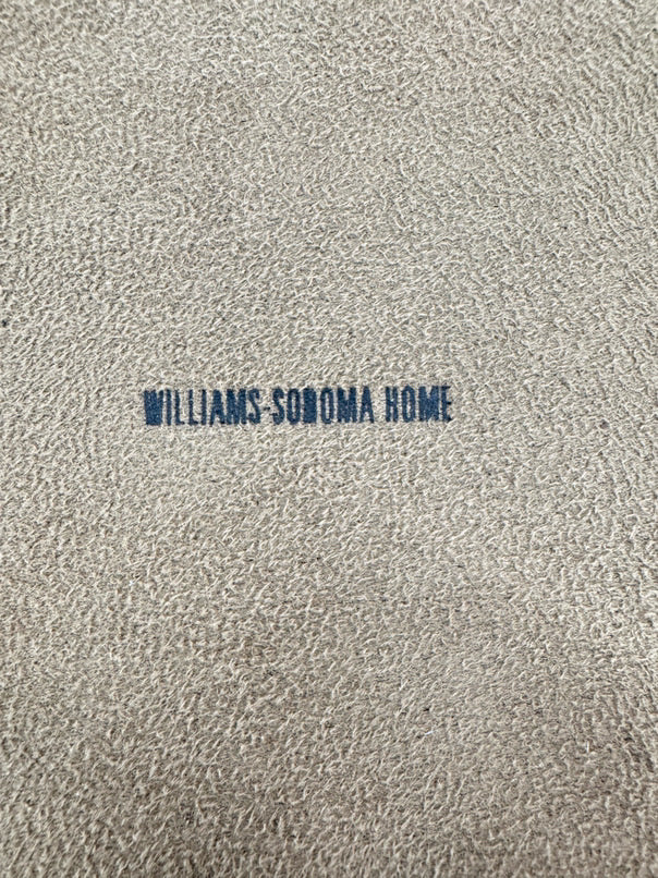 WILLIAMS SONOMA Orange Leather Tray