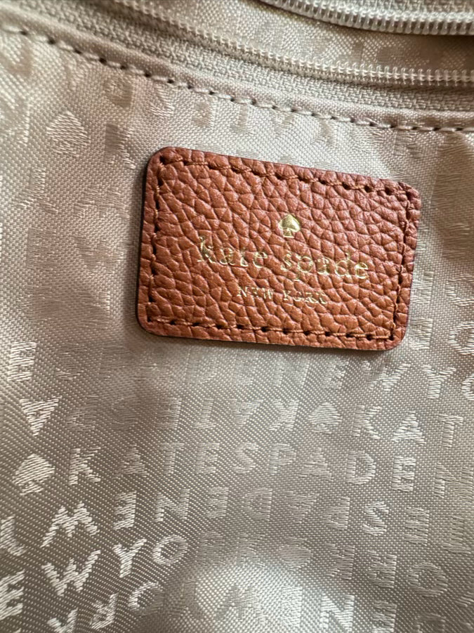 KATE SPADE Cognac Leather Purse