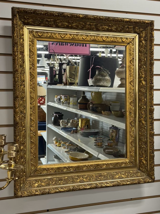 VINTAGE Gold Ornate Mirror