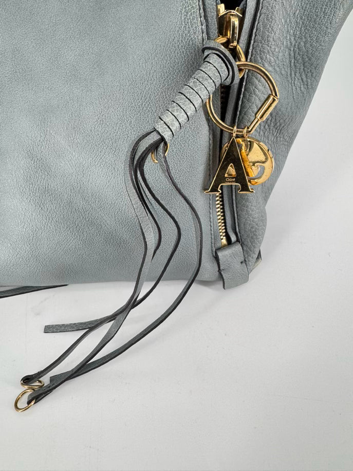 CHLOE Aqua Leather Tote