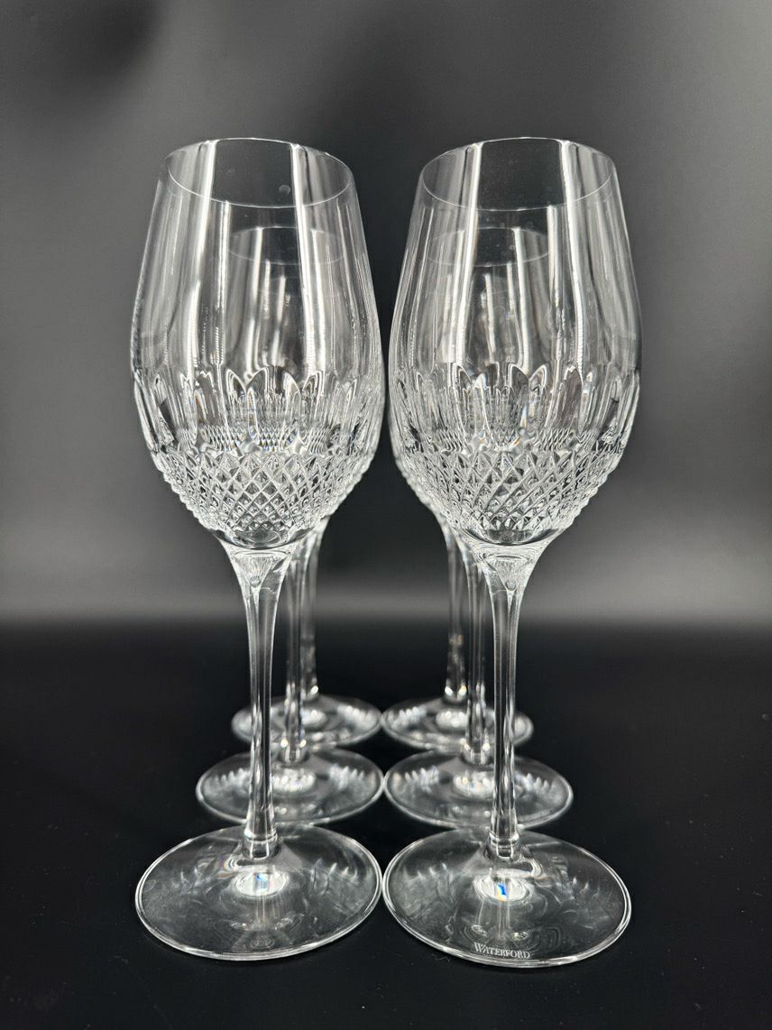 WATERFORD Crystal Colleen Set of 6 Wine Glasses