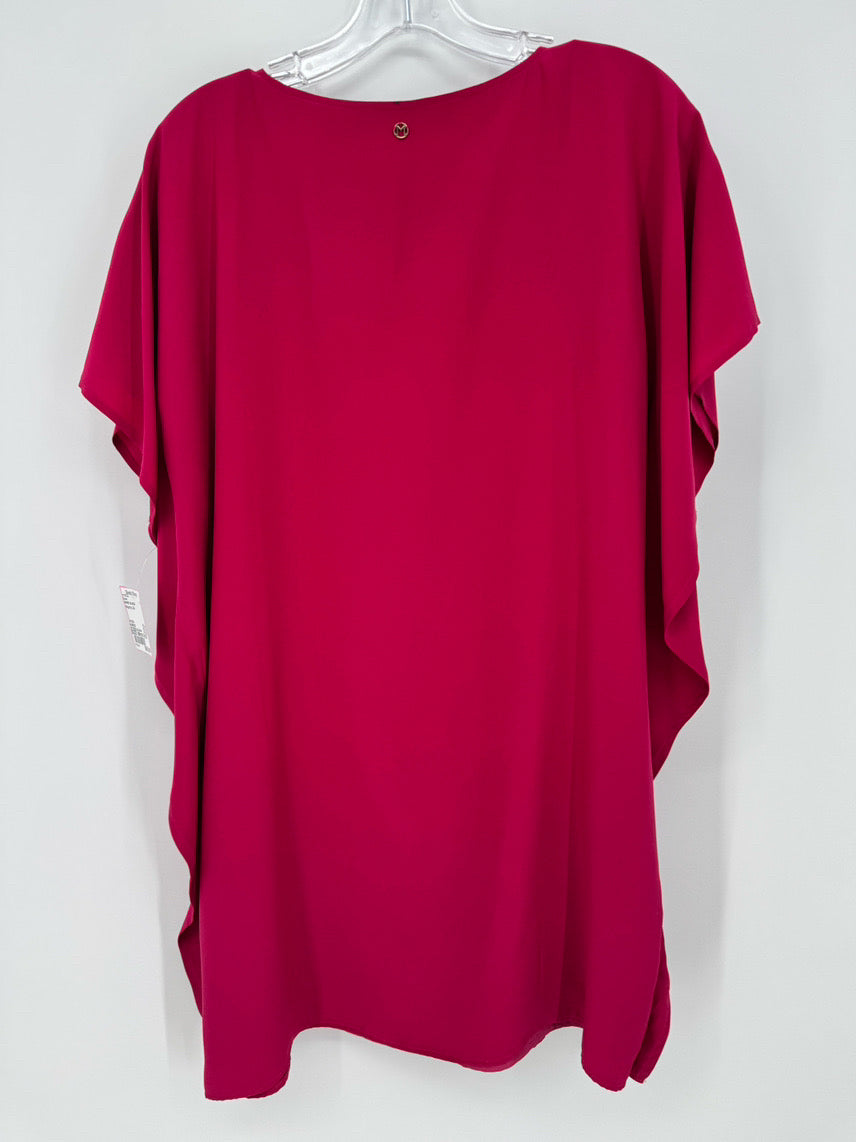 MARIE OLIVER Size M Magenta Silk Dress