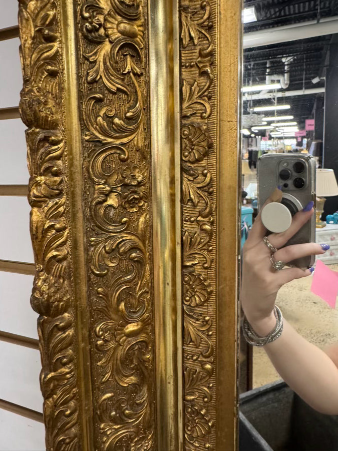 VINTAGE Gold Ornate Mirror