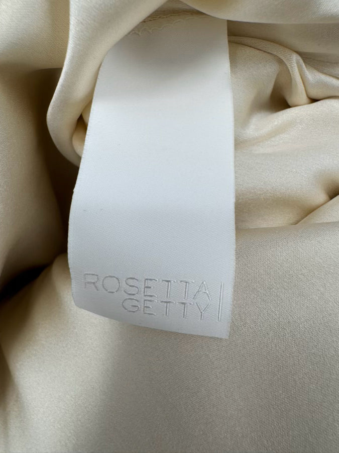 ROSETTA GETTY Size M Beige Midi-Skirt