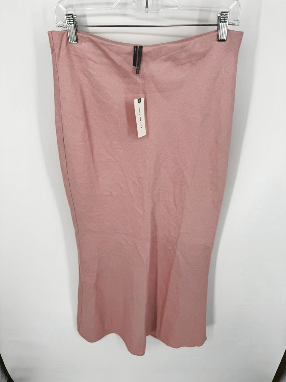 ANTHROPOLOGIE Size M Salmon Maxi-Skirt NWT