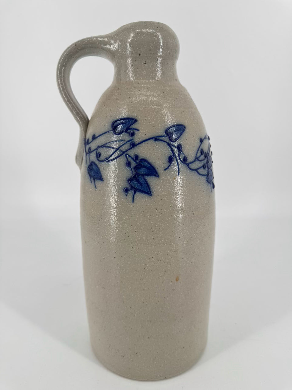 SALMON FALLS Gray & Blue Stoneware Jug