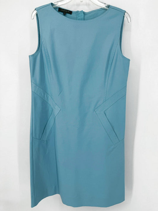 LAFAYETTE 148 Size 6 Powder Blue Ensley Sleeveless Dress