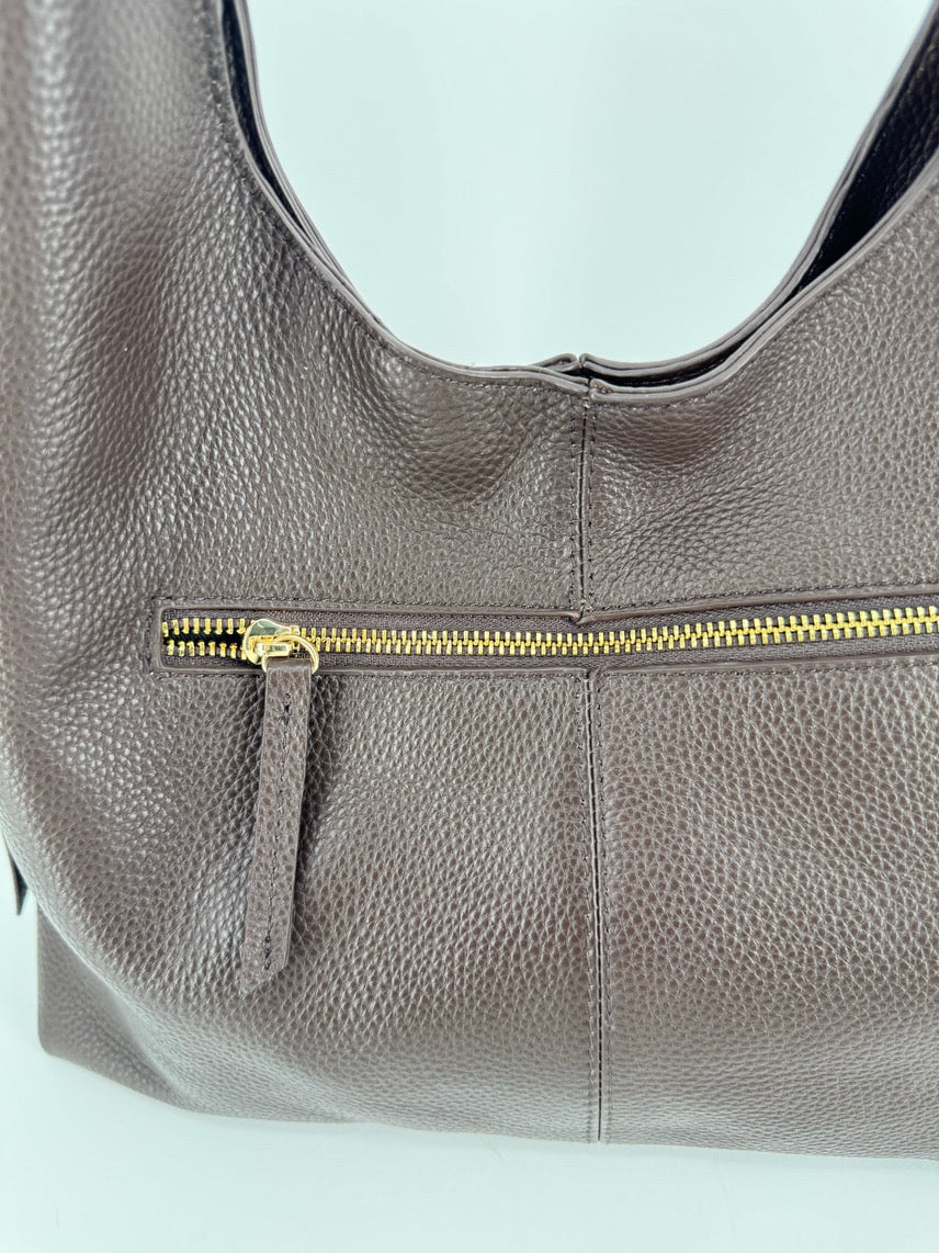 LAGGO Chocolate Leather Purse