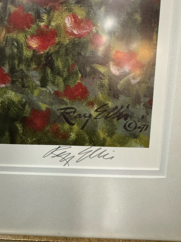 RAY ELLIS "Harbor Garden" Signed Print