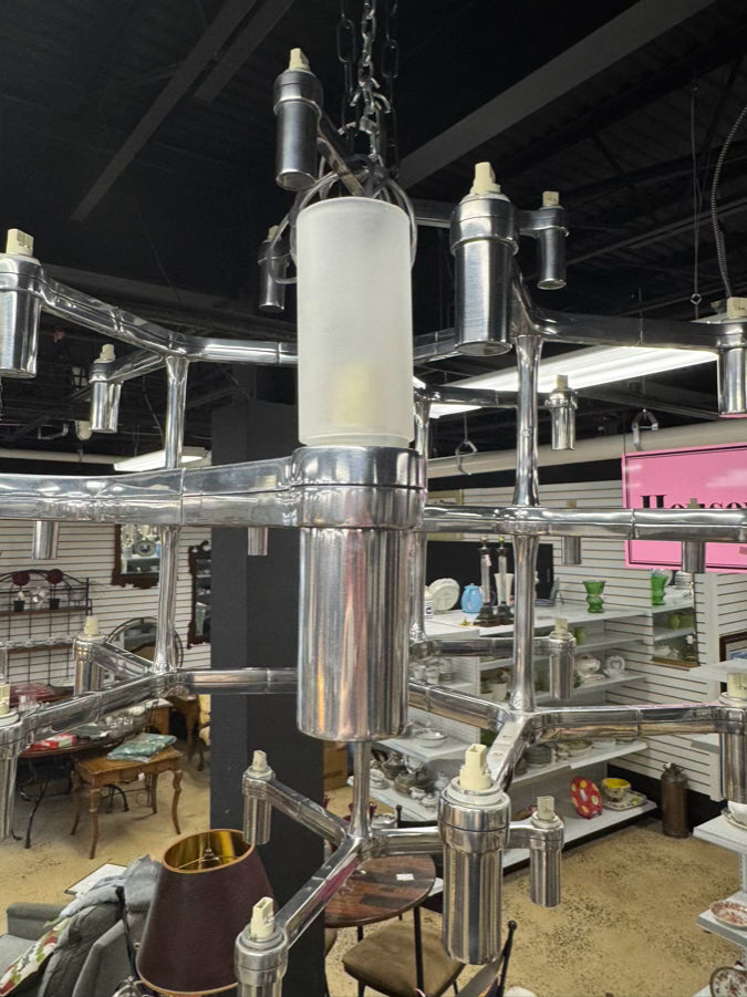 JEHS & LAUB Silver Chandelier