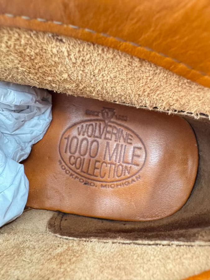 WOLVERINE Size 10 Caramel Leather Boots