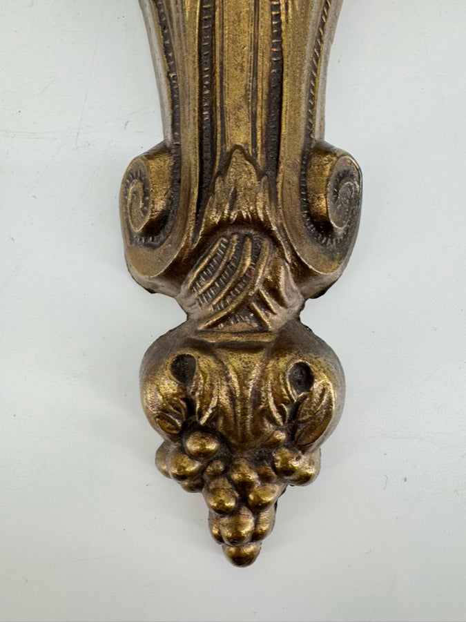Brass Cupid & Bow Candle Sconce