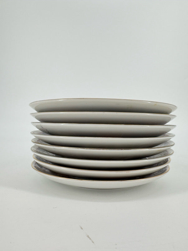IMARI WARE Navy & Rust Set 8 Small Plates