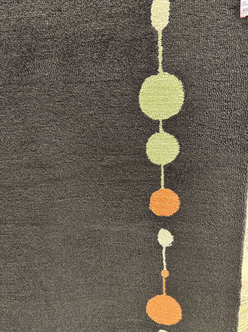 ROOM & BOARD Brown & Orange Mackintosh Beads Area Rug