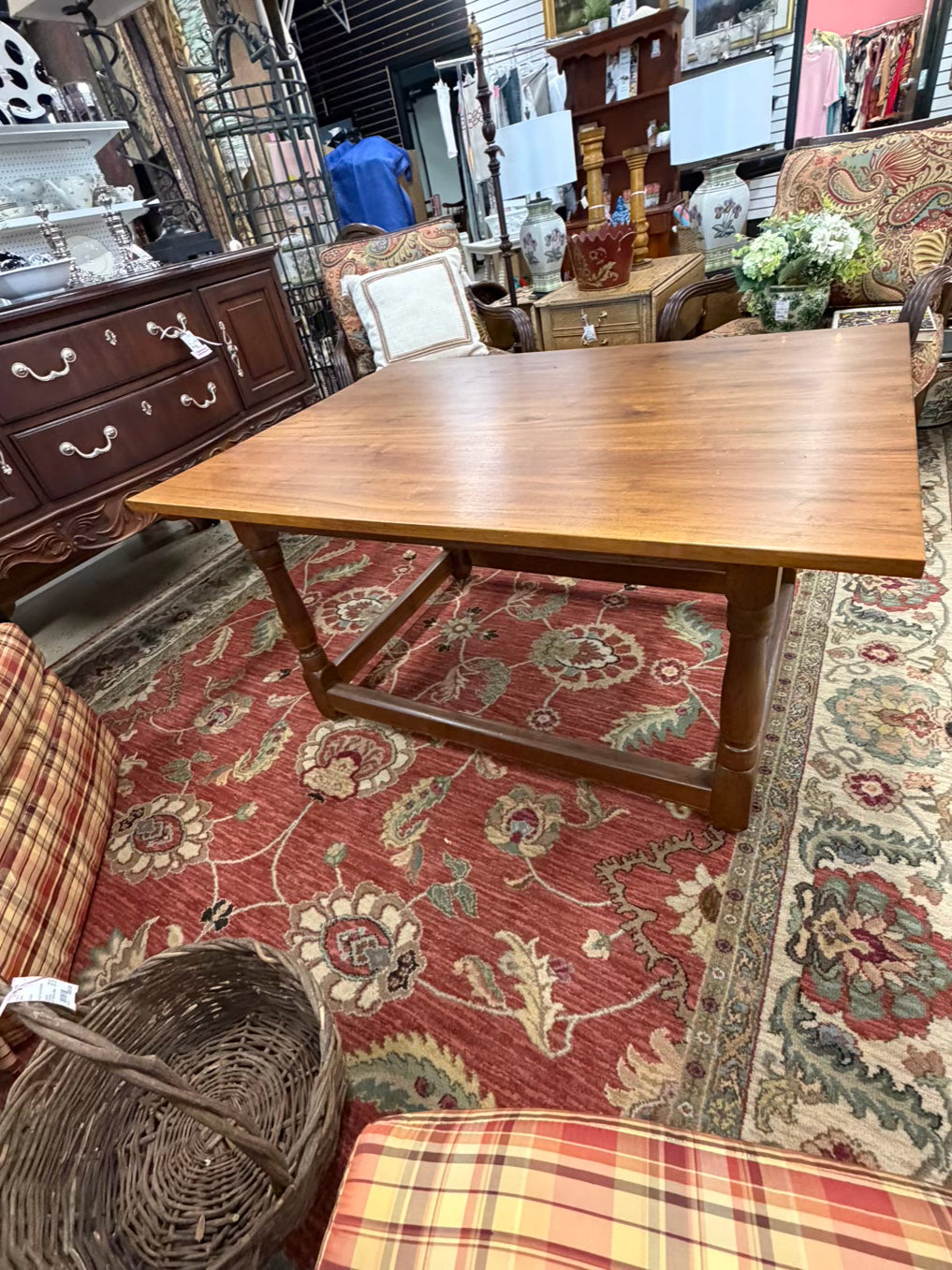 Light Walnut Tavern Occasional Table
