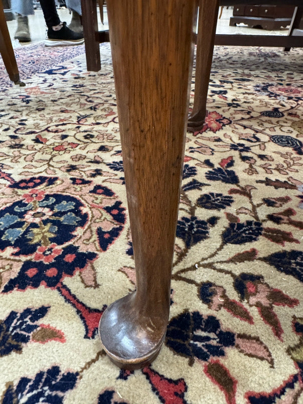 VINTAGE Wood Mirrored-Top Tea Table