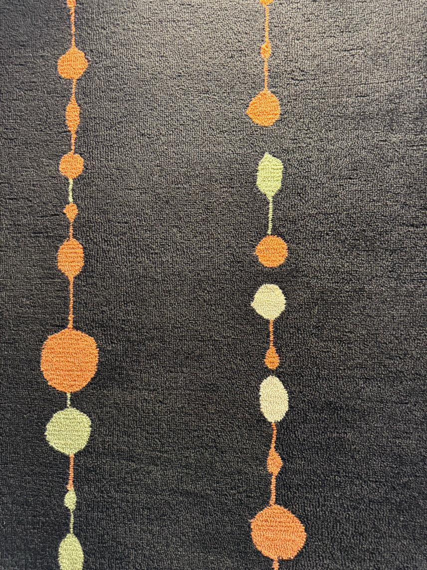 ROOM & BOARD Brown & Orange Mackintosh Beads Area Rug