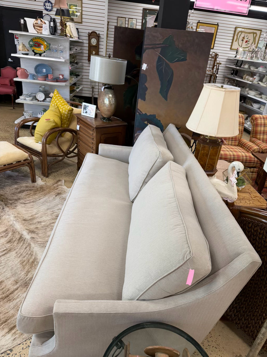 MICHAEL THOMAS Cream Sofa