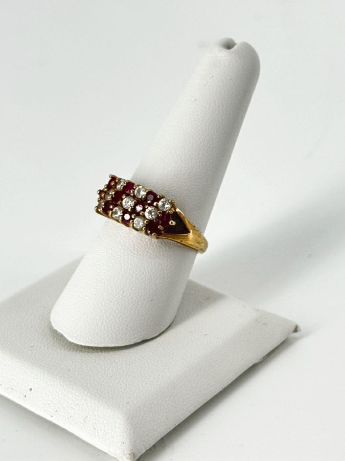 14K Ruby & Diamond Ring