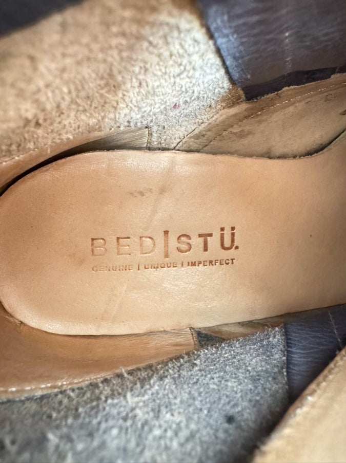 BED STU Size 9.5 Patchwork Leather Boots