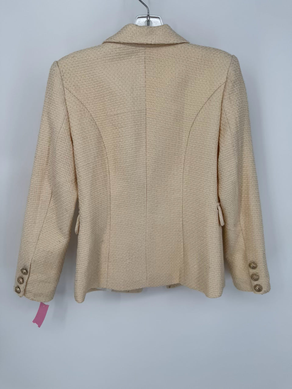 ZCRAVE Size XL Ivory Tweed Blazer