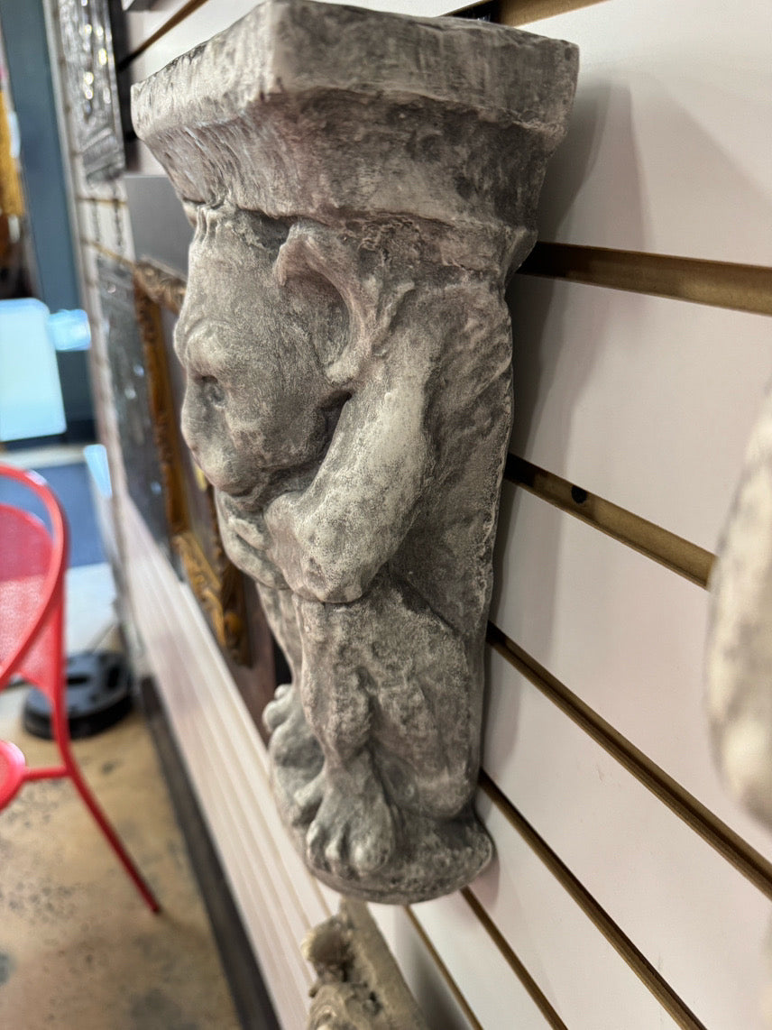 Plaster Gargoyle Wall Hanging Statuary