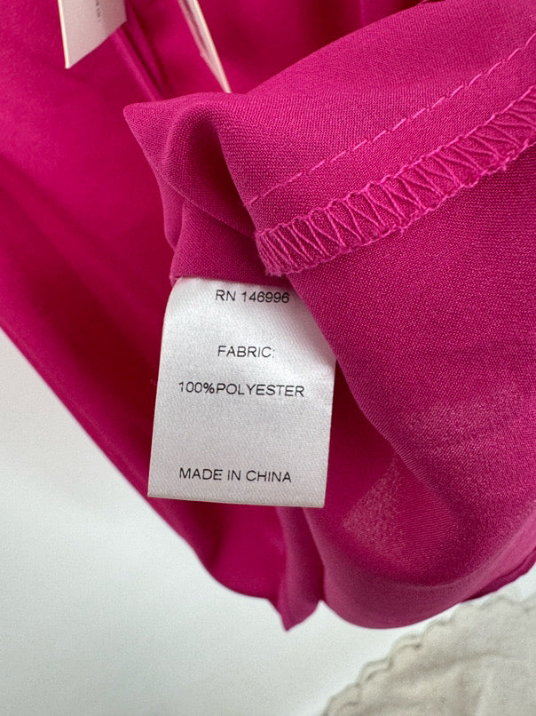 ABBEYGLASS Size M Magenta Sleeveless Gillian Top NWT