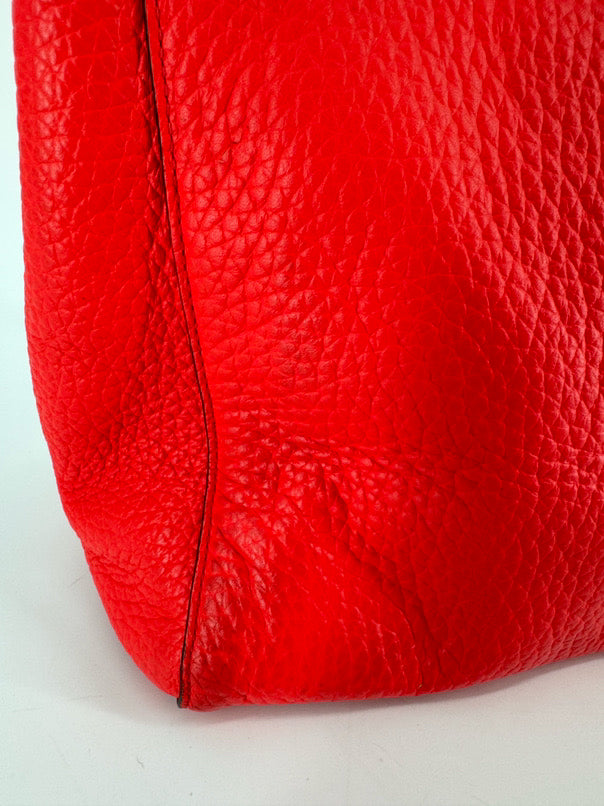 KATE SPADE Neon Coral Leather Purse