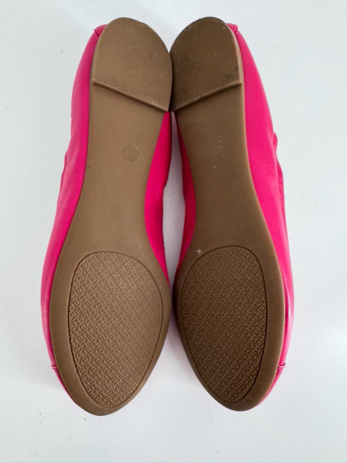 TORY BURCH Size 8.5 Pink Leather Flats