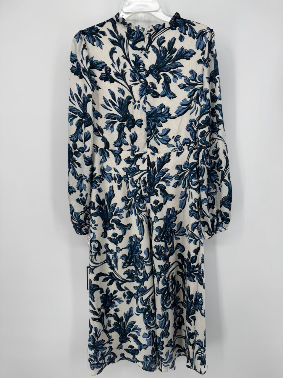 ADRIANNA PAPELL Size 16 Navy Floral Print Dress NWT