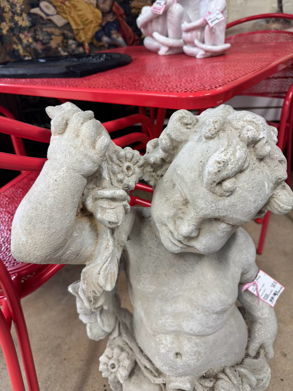 Concrete Cherub Statuary