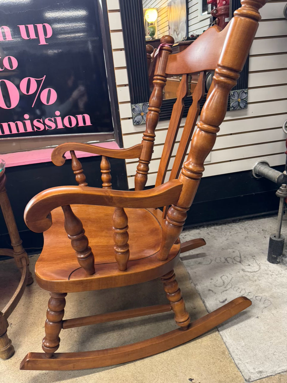 TELL CITY Maple Rocking Chair
