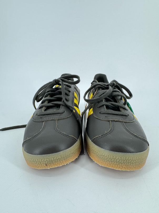 ADIDAS Size 7 Olive & Yellow Samba Sneakers NWT