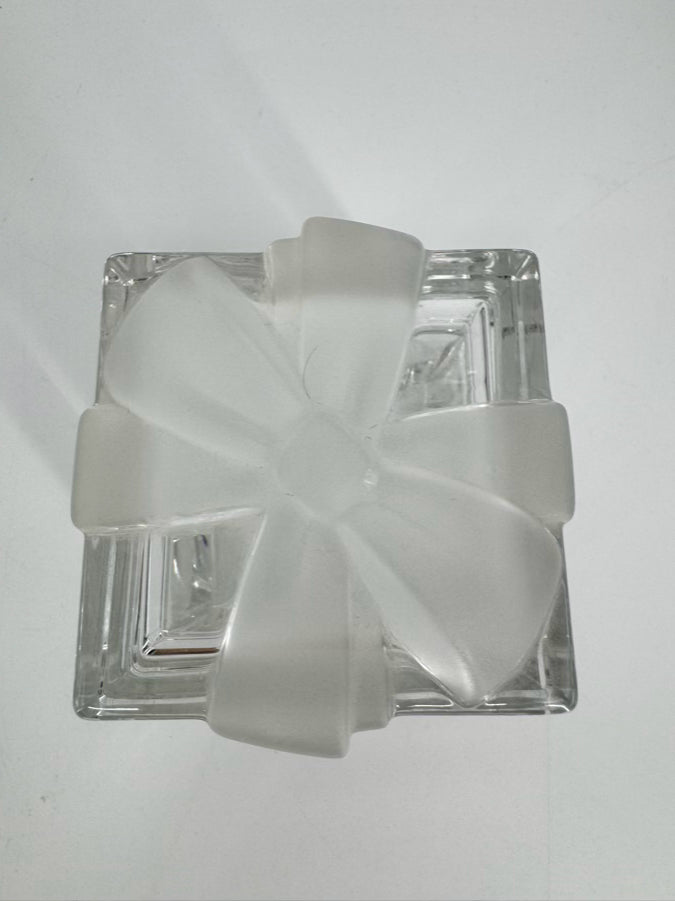 TIFFANY Crystal Trinket Box w/ Box