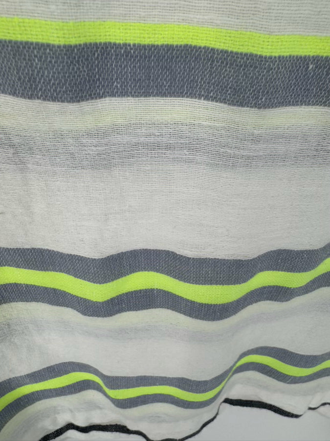 LEMLEM Size L White Stripe Tunic
