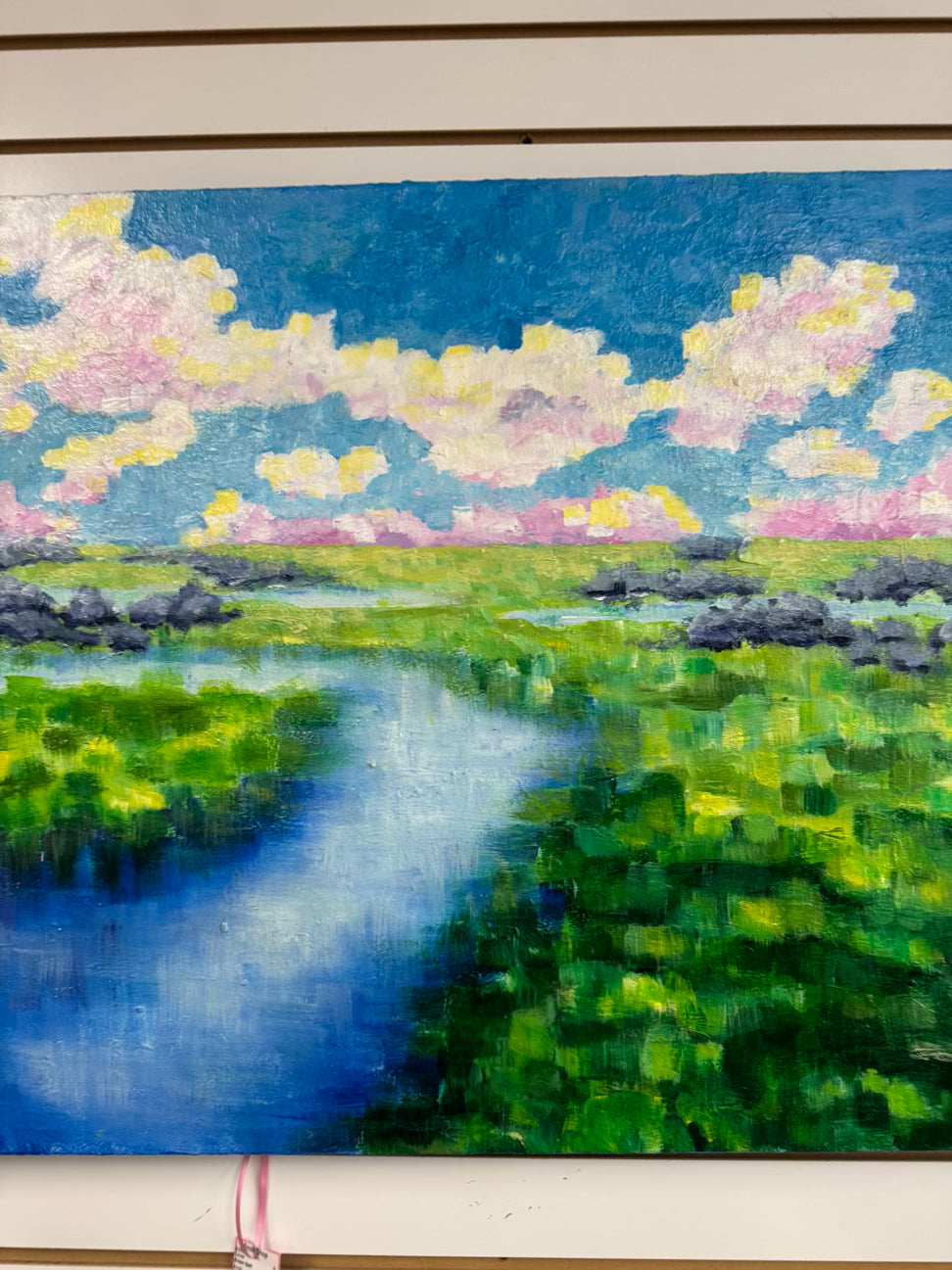 KRISTEN KASH Pixel Bay Acrylic Painting on Canvas