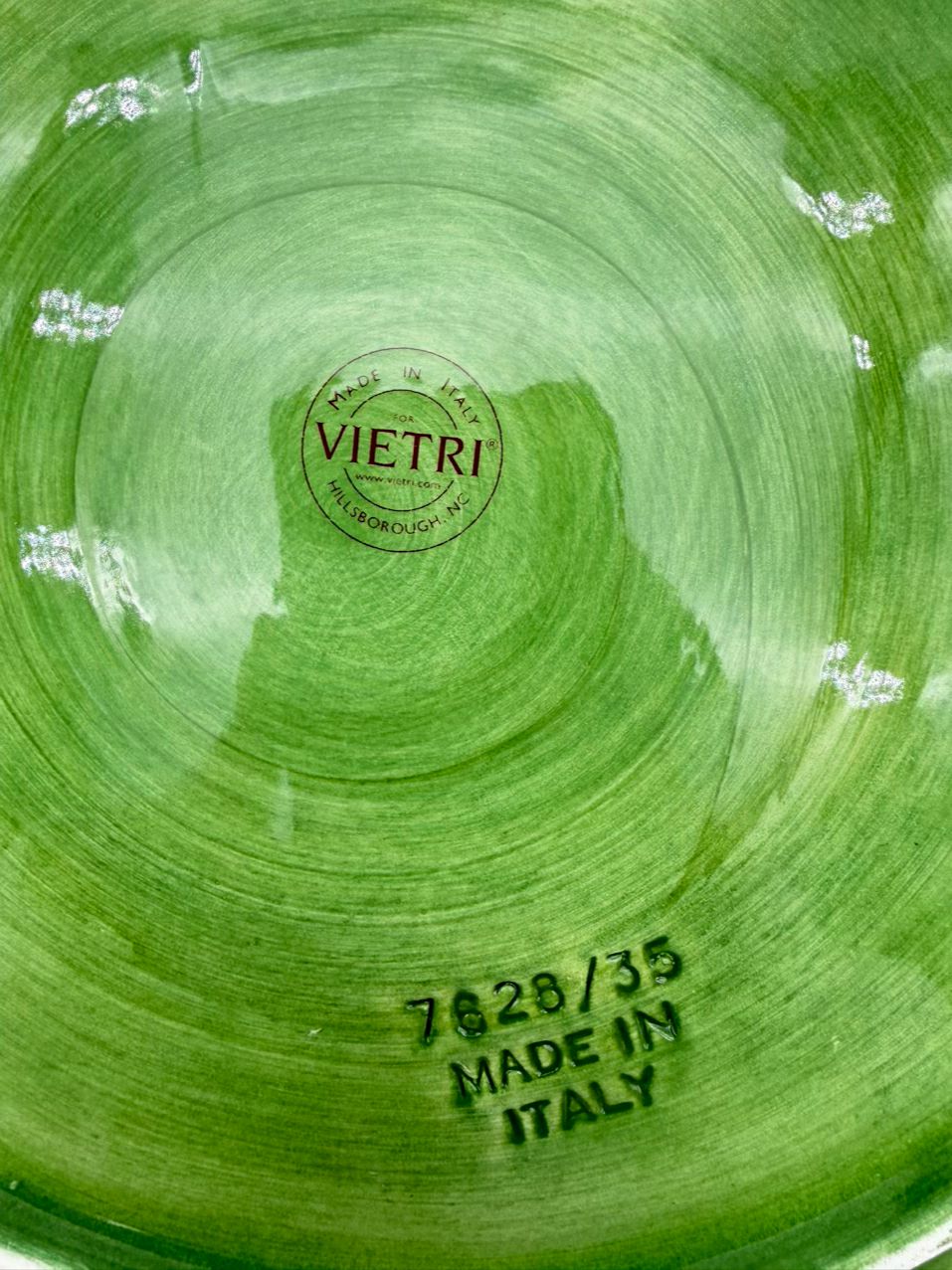VIETRI Green Leaves Platter