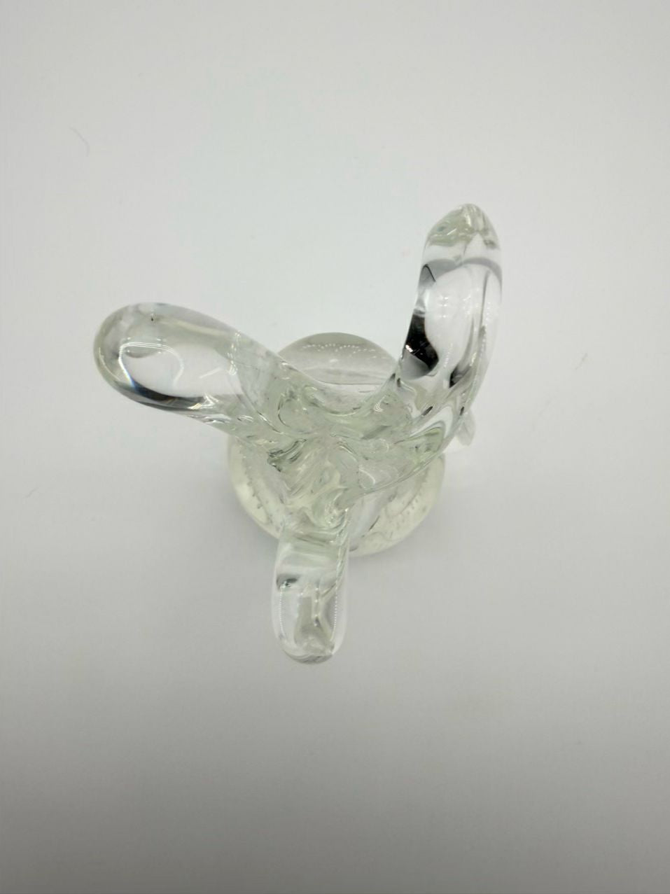 Clear & White Glass Abstract Jim Karg Object