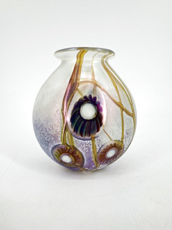 EICKHOLT 2004 Iridescent Glass Vase