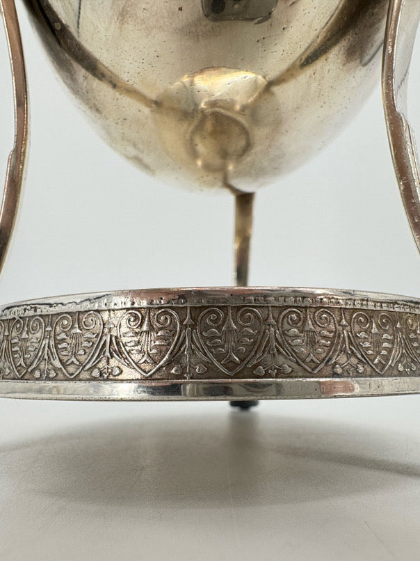 Silver Plate Footed Egg Warmer/Coddler